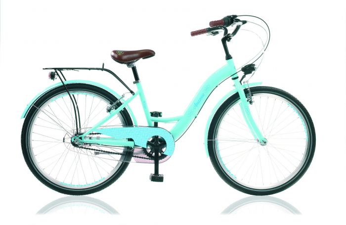 muziek Hassy waterval Meisjesfiets AMAZONE 26 inch Blauw 3 versnellingen
