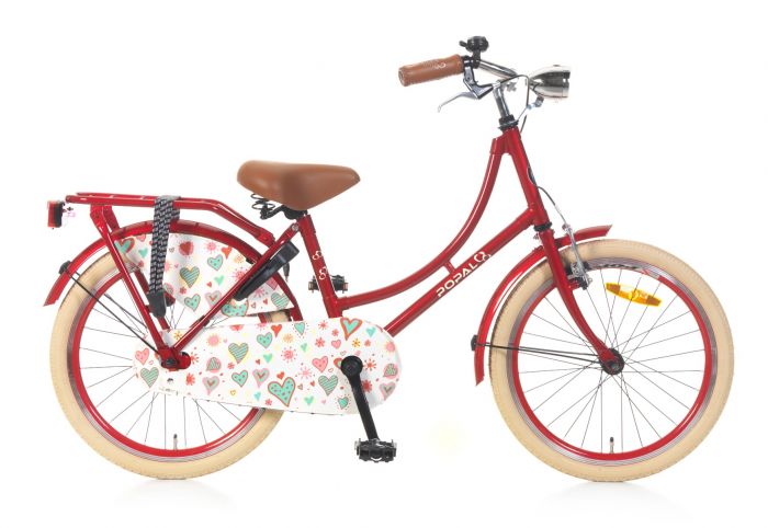 Omafiets inch Rood