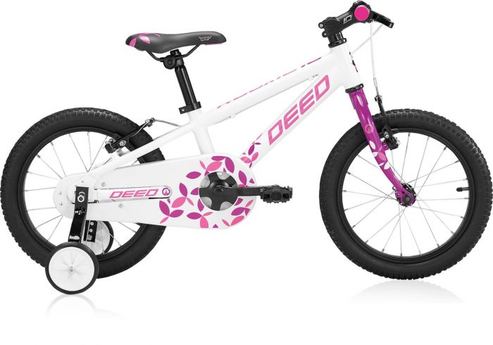 ROOKIE KINDER MTB 16 INCH Wit paars